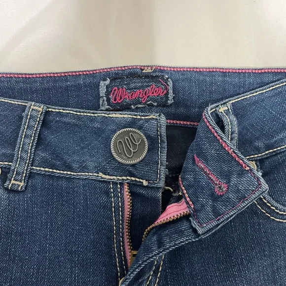 Wrangler Dark Blue Bootcut Jeans - Picture 4 of 6